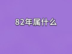 82年属什么：生肖狗(农历壬戌年)