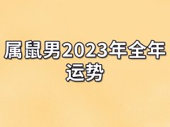 属鼠男2023年全年运势:事业