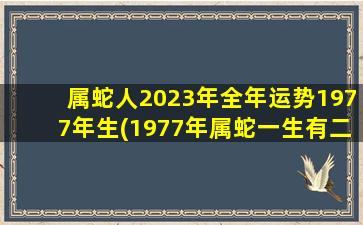 <strong>属蛇人2023年全年运势1</strong>