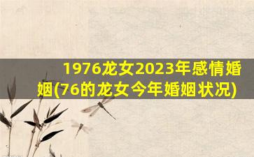 1976龙女2023年感情婚姻(7