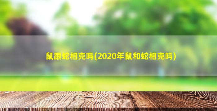 <strong>鼠跟蛇相克吗(2020年鼠和蛇</strong>