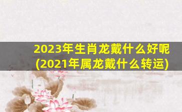 <strong>2023年生肖龙戴什么好呢</strong>