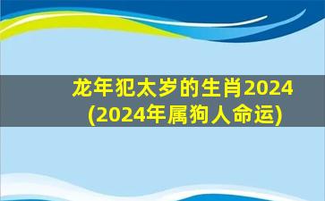 <strong>龙年犯太岁的生肖2024(20</strong>