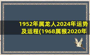 <strong>1952年属龙人2024年运势及</strong>