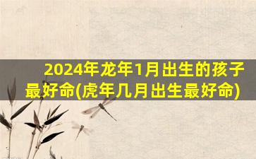 <strong>2024年龙年1月出生的孩子最</strong>