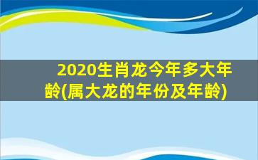 <strong>2020生肖龙今年多大年龄</strong>